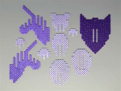 Unicorn Head 3d Perler Bead Puzzle Wall Decor Multiple Colors Three Sizes Pearl