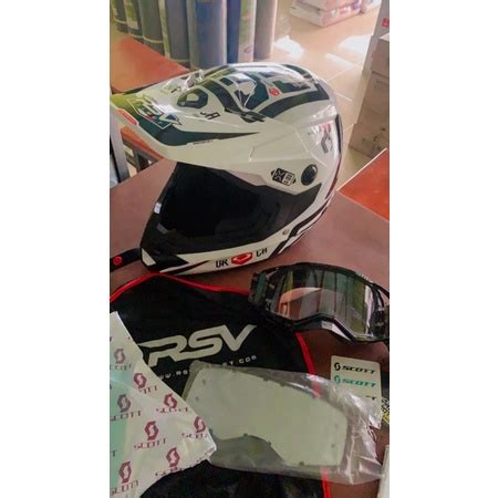 Jual Helm Supermoto Rsv Orca Model Nectar Series Second Shopee