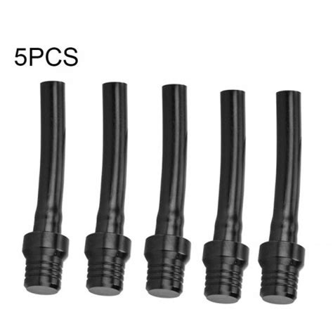 5 Pcs Universal Motorcycle Tank Gas Fuel Cap Valve Vent Breather Hose Tube Black