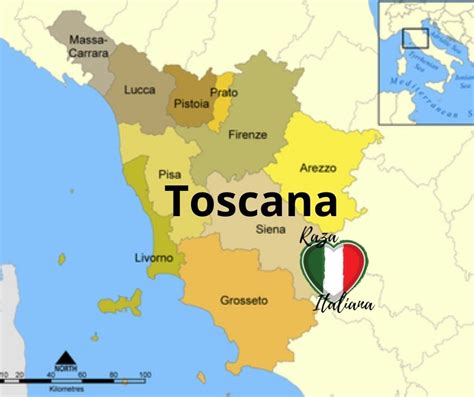 Toscana En Italia La Toscana Italia Mapa Clima Toscana Provincias