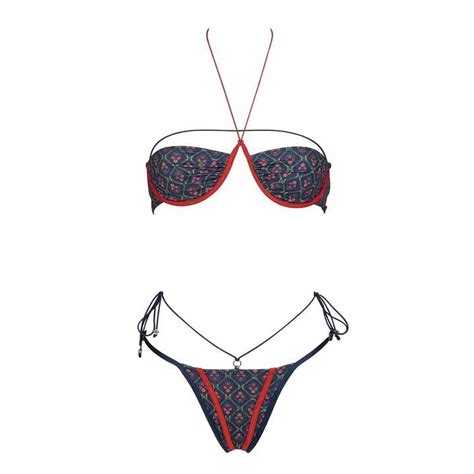 JSN Push Up Bikini 2025 Sexy Women Swimsuit Female Swimwear Bikini Set Print Thong Brazilian