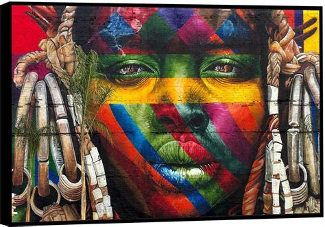 Avoi African American Modern Street Graffiti Wall Art Black Artist