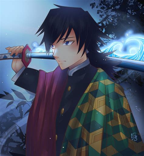 kimetsu  yaiba tomioka giyu fanart  evoren  deviantart