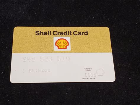 Shell Credit Card Exp 1983 Our Cc2291 Ebay