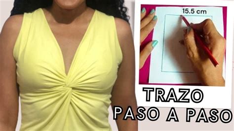 PATRONAJE de Blusa con Nudo Delantero Parte 1 Muy fácil para