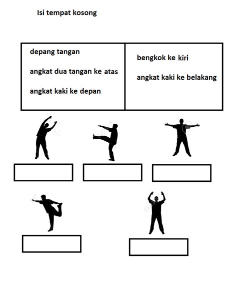 Lembaran Kerja Pendidikan Jasmani Tahun 1