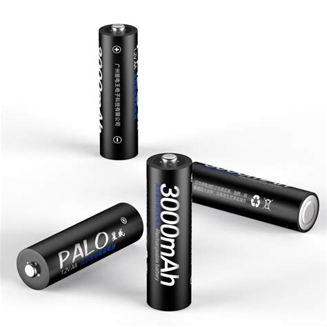 Cheap PALO 8Pcs 1 2V AA 3000mAh Rechargeable Batteries 8Pcs Ni MH AAA