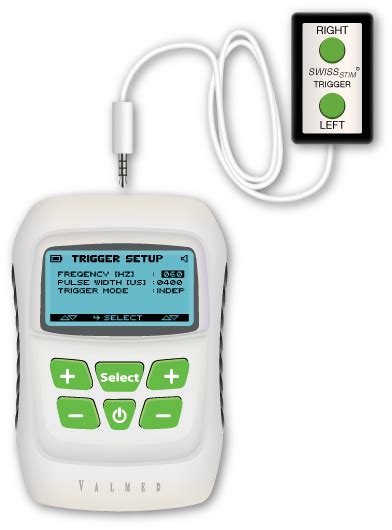 VALMED SA - MEDICAL ELECTROSTIMULATION DEVICES - SwissSTIM TRIGGER REMOTE SWITCH