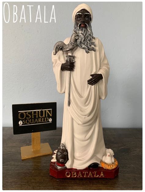 Obatala Statue Orisha Obatala Statue Holy Figurine Powerful Man 5