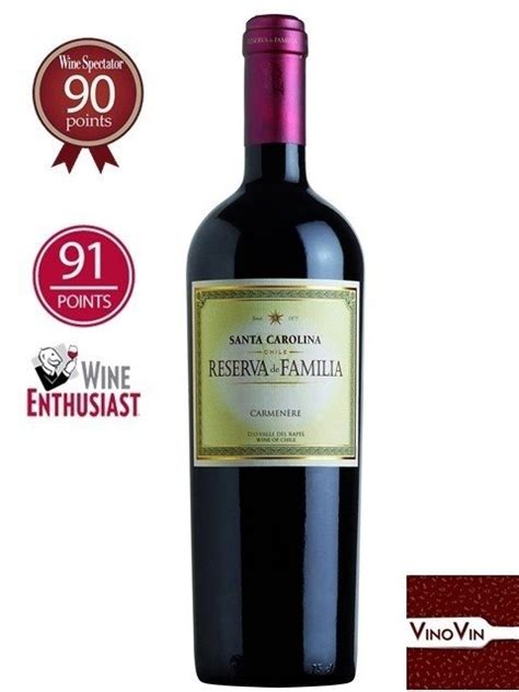 Vinho Santa Carolina Reserva de Família Carménère 2010 750 ml