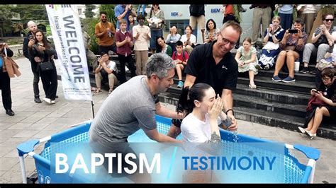 Baptism And Testimony By Daniella Buckerfield Youtube