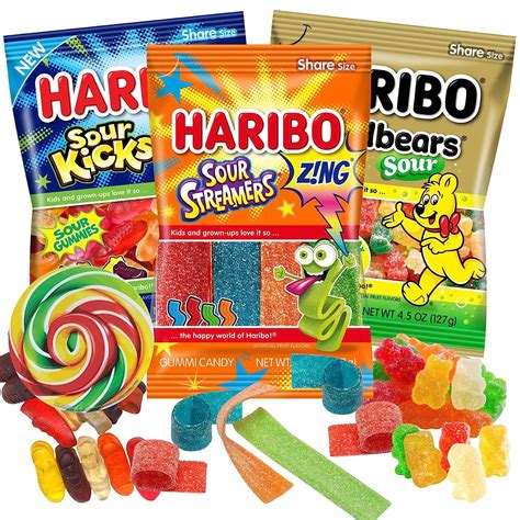 Haribo Sour Kicks Zing Streamers And Goldbears Extreme