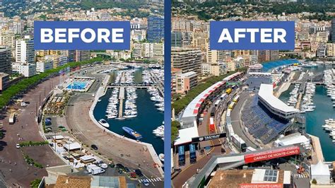 Da città a circuito ecco come si trasforma Monaco per il gran premio