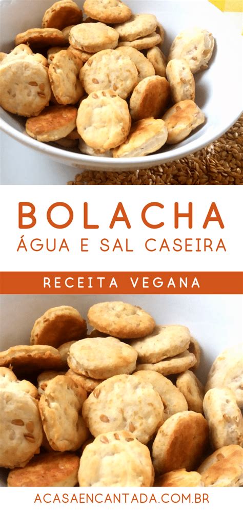 Como fazer Bolacha Água e Sal Linhaça Receita de bolacha água e