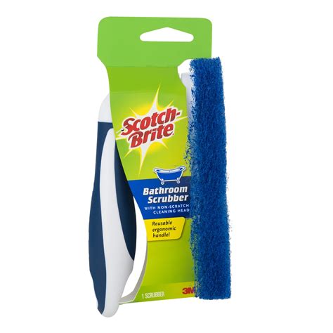 Scotch Brite Non Scratch Handheld Bathroom Scrubber