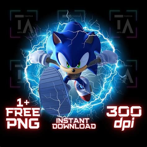 Sonic PNG Sonic The Hedgehog Png Transparent Image Etsy Australia