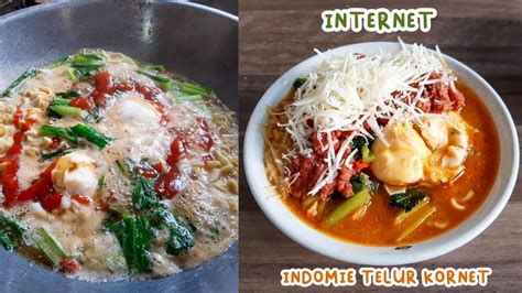 PAKAI RESEP INI INDOMIE MAKIN MANTUL INTERNET Indomie Telur Kornet