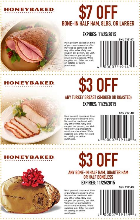 Free Printable Honey Baked Ham Coupons Free Templates Printable