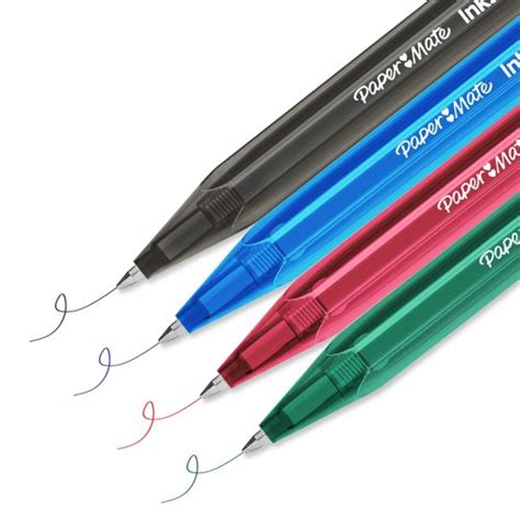 Paper Mate Inkjoy 100 Retractable Ballpoint Pen Medium 1 0mm Tip 0 7mm