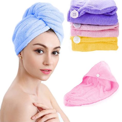 Pcs Hair Quick Drying Bath Towel Sauna Spa Tub Cap Head Wrap Shower