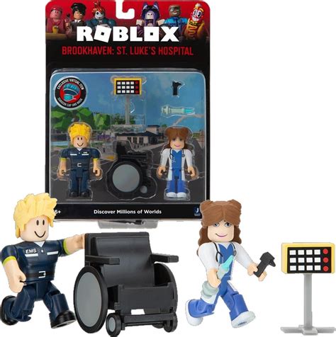 Jazwares Roblox Game Packs Brookhaven Hospital Action Figure Set 2