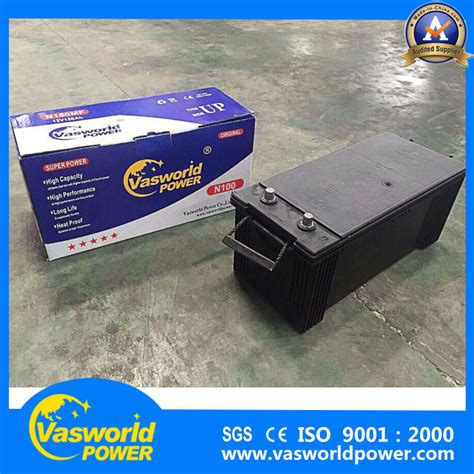 Automotive Battery Manufacture N100 Jis Sealed Cell Lead Acid Battery