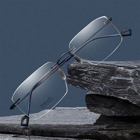 2023 Rimless Executive Optical Glasses Beta Titanium Frame Titan Metal Eyeglasses Eye Glasses ...