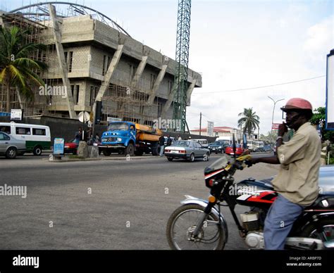 Street Scene Lagos Nigeria Stock Photo Alamy