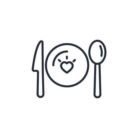 Dinner Icons Symbol Vector Elements For Infographic Web 10941796 Vector