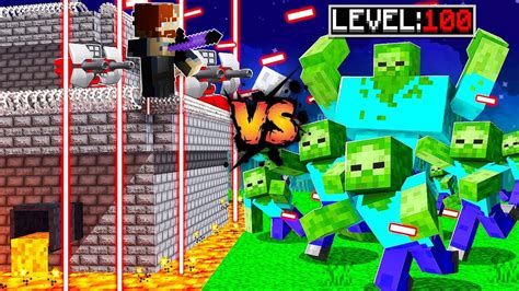 Mutant Mob Vs Best Defence Base In Minecraft Indianbot Youtube