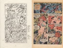 Red Sonja vol 1 nº 10 pag 2 prelim in Juan Luis Gomez s Frank Thorne