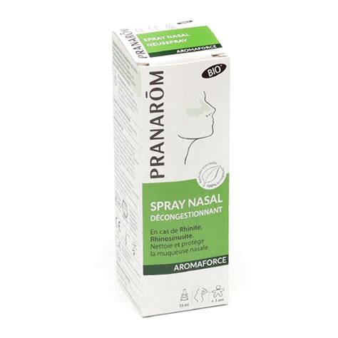 Pranarom Aromaforce Spray Nasal Bio Nez Bouch Rhume Rhinite