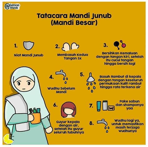 doa mandi wajib setelah haid  tata caranya homecare