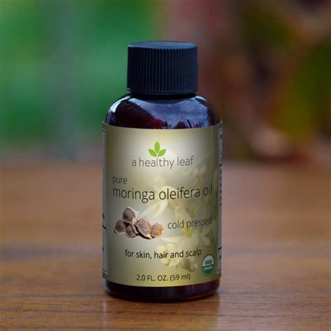 Moringa Oil USDA Certified Organic Moringa Oleifera Seed Oil