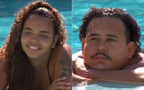 Sem Saber Que Está Solteiro Lucas Flerta Com Pitel Na Piscina Do Bbb