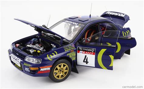 SUN STAR 05523 Scale 1 18 SUBARU IMPREZA 555 N 4 WINNER RALLY RAC