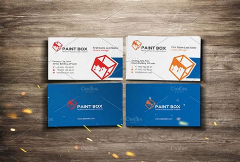 Painting Business Card Templates | Free & Premium 31+ PSD, Ai, Word ...