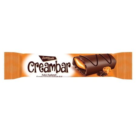 Bona Festa Creambar Prajitura Glazurata Cu Crema Caramel Aida