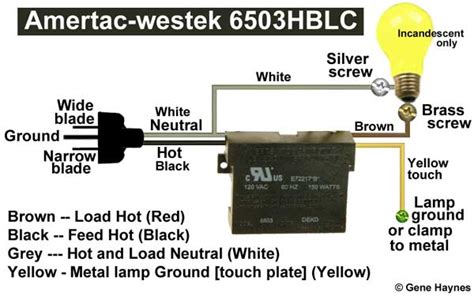 Touch Lamp Wiring Diagram Database