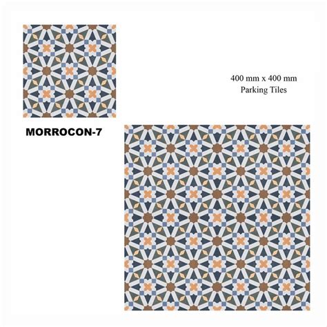 Morrocon 7 Parking Tiles At Rs 20 Sq Ft Moroccan Designer Tiles In