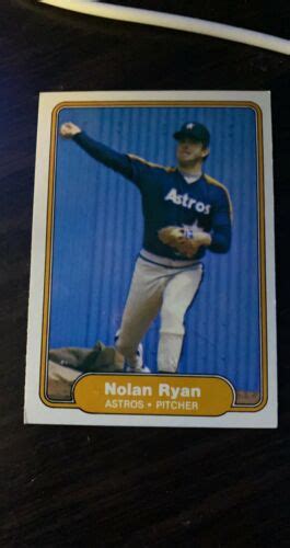 Mavin Fleer Nolan Ryan Baseball Card