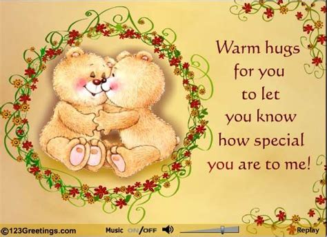 Warm Hugs From Mercy Hugs And Kisses Quotes Hug Teddy Bear Quotes