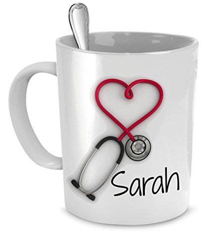 Personalized Stethoscope Coffee Mug Nurse Gifts For Women Nurse Mug