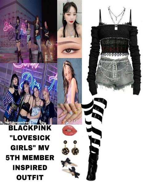 BLACKPINK M/V 'Lovesick Girls' 5th Member Outfit em 2022 | Roupas kpop, Looks casuais femininos ...