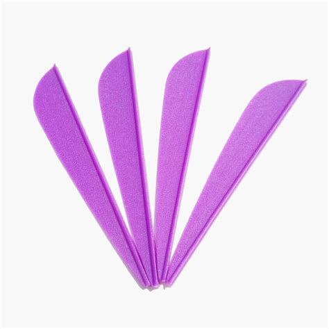 50pcs 3 4 Archery Rubber Arrow Vanes Fletches Feather Fletching DIY