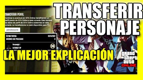 Como TRANSFERIR PERSONAJE GTA 5 Online A PS5 O XBOX SERIES X S 20022