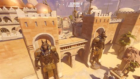 Vue Aérienne De La Carte Temple Danubis Sur Overwatch Overwatch