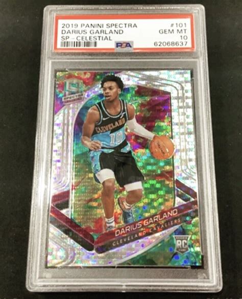 Panini Spectra Darius Garland Celestial Prizm Rc Rookie Psa