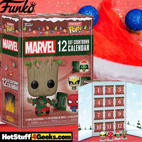 Marvel 12 Day Countdown Calendar Unbox Funko Pocket Pops