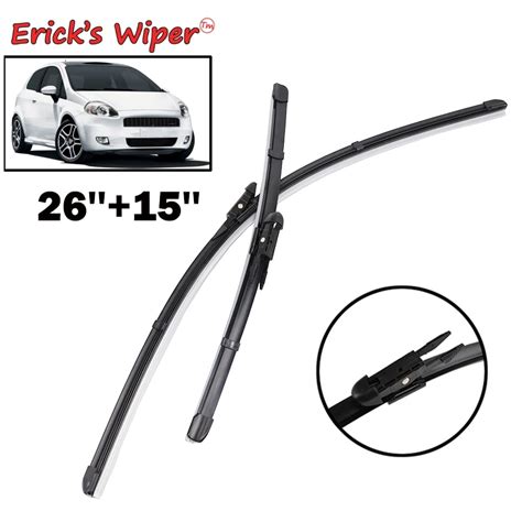 Erick S Wiper LHD Front Wiper Blades For Fiat Grande Punto 2005 Onwards